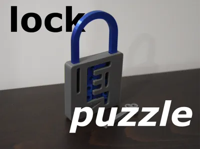 Sliding Lock Puzzle - Puzzle toy