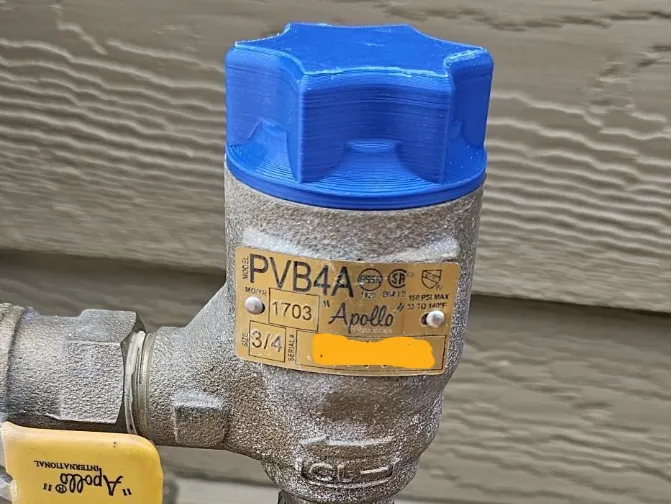 Apollo Backflow preventer valve Air Purge Plug