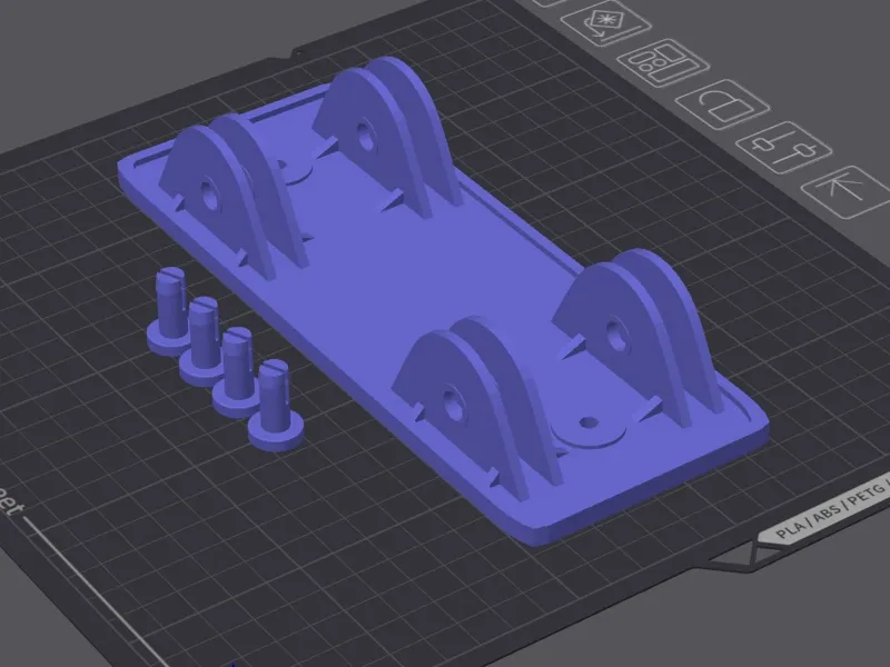 Halter für Filament Spulen 