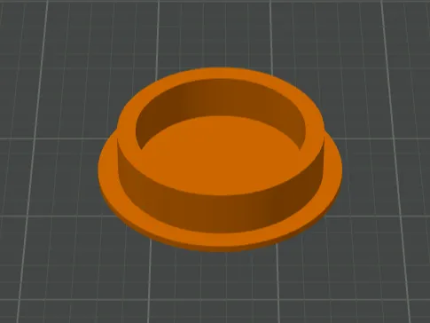 Blanking plate for the pellet stove exhaust hole