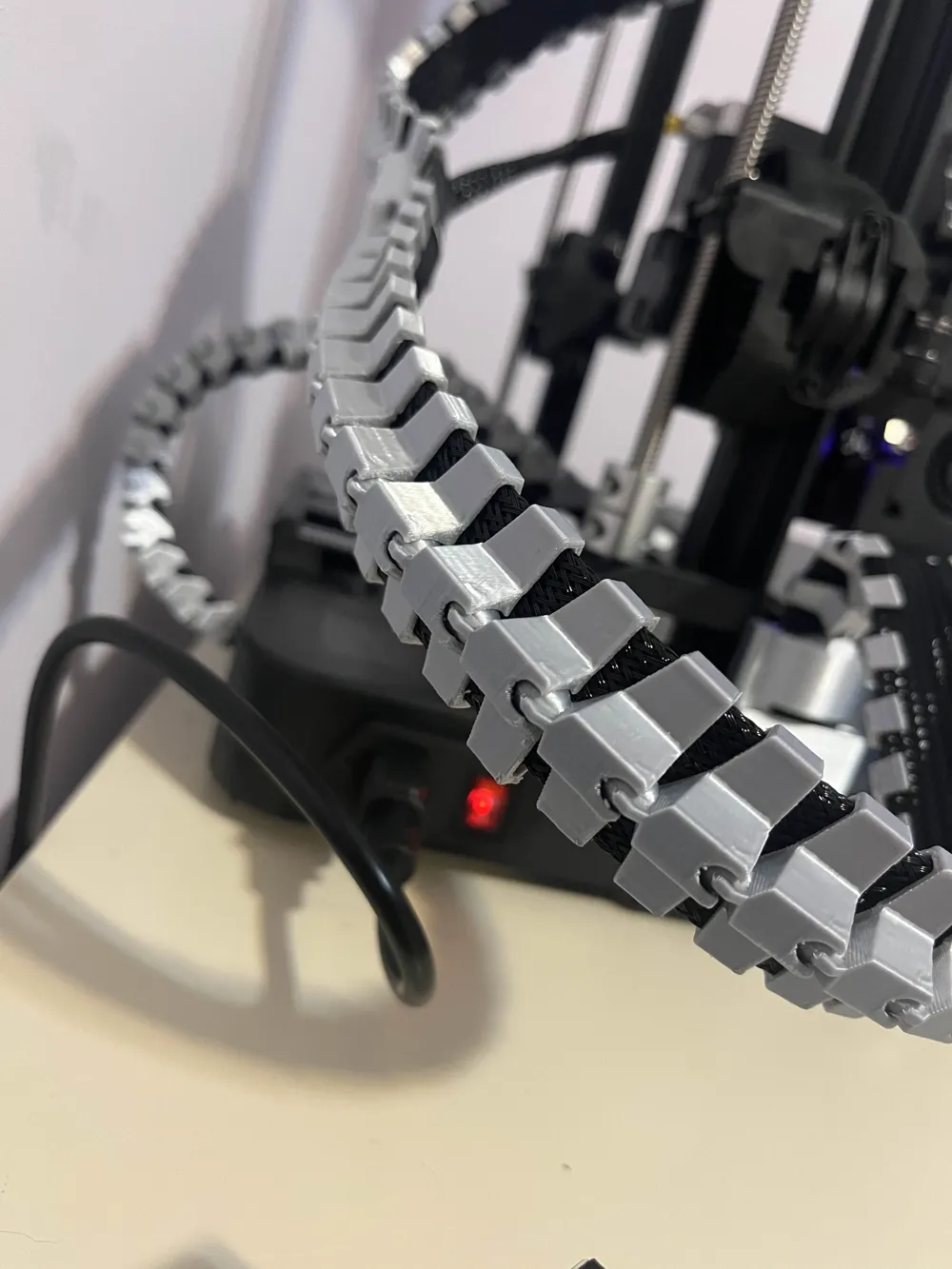 Ender 3 V3 SE/KE Spine Cable Clean Remix - Free 3D Print Model - MakerWorld