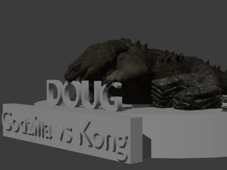 Doug (Godzilla vs Kong) Statue
