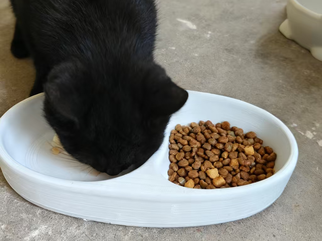猫饭盆-无支撑