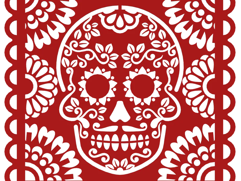 Dia De Muertos Papel Picado