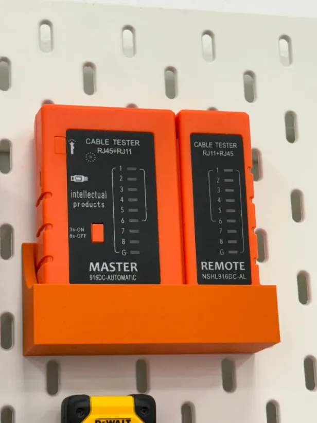 RJ45 Cable Tester holder for Ikea Skadis