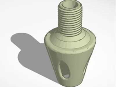 Air tool venturi nozzle 