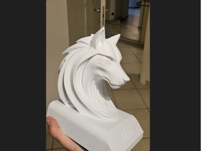 Busto Lupo SENZA NOME personalizzabile