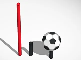 Dummy 13 Soccerball and lightsaber