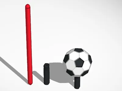 Dummy 13 Soccerball and lightsaber