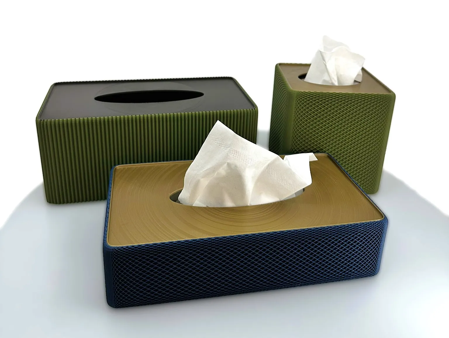 Tissue Box Cube V Rectangular Tissue Box - Cubic by SofieTh MakerWorld: Download Free 3D Models