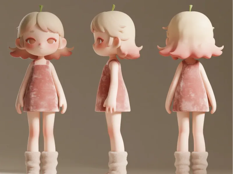 苹果少女 一体打印 a1mini适用
