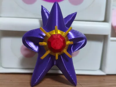 Fully separated by color and parts Pokemon Mega Starmie