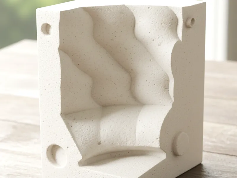 Slip cast mold to make amazing pot
