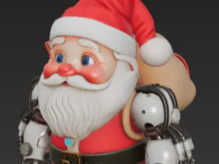 santa claus is ROBOT?