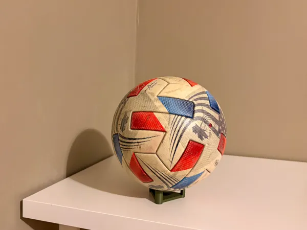 Support d'exposition pour ballons de sport