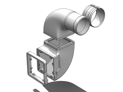 H2S fume extraction system for use with AMS Flipp