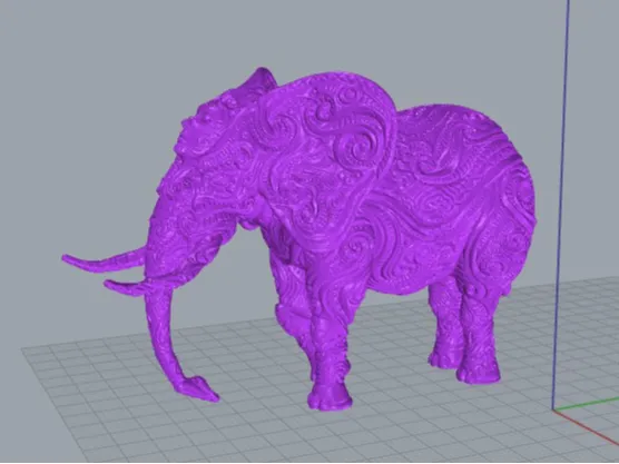 Elefante decorato