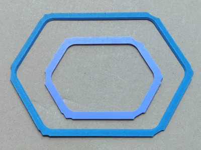 Mote Frame Slim Hexagonal Tray