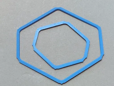 Mote Frame Chubby Hex Tray
