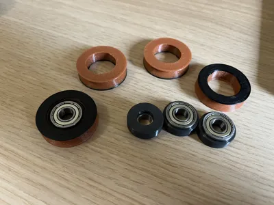 Adapter for 698ZZ to 608ZZ bearings