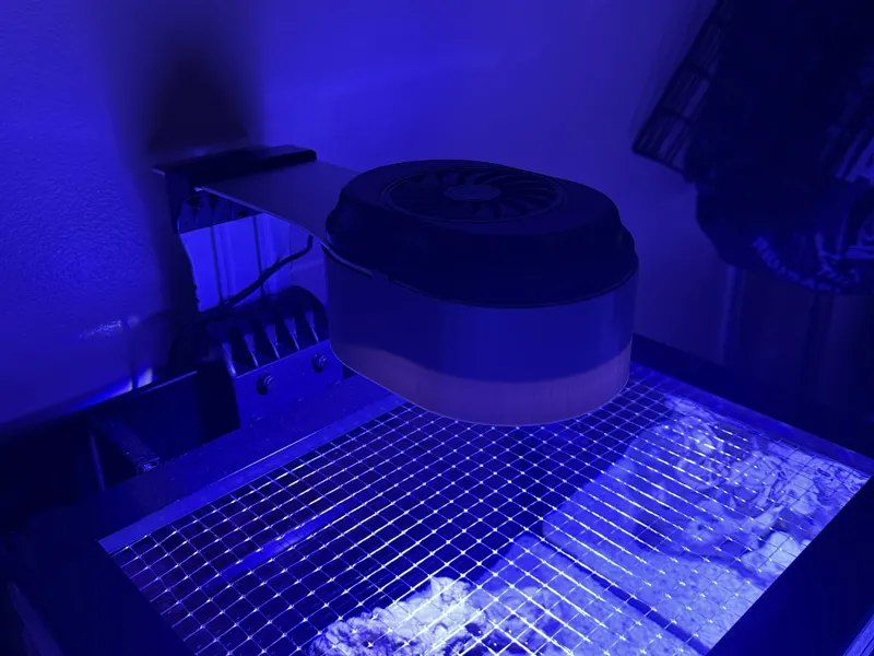 PopBloom RL60 light shade saltwater reef aquarium