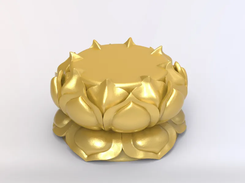 莲花底座、摆台7、9cm（可放手办人物、雕塑）