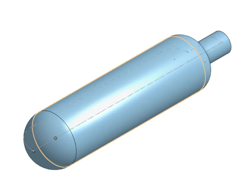 Co2 blank cartridge