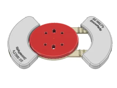 Snowboard bindings spacer for soft carving 