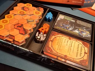 Golem Run Card Game insert