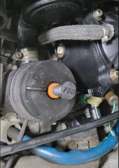 Oil bayonet handle for FSO Polonez XUD diesel