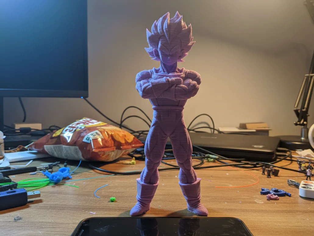 Dragon Ball - Vegeta - Free 3D Print Model - MakerWorld