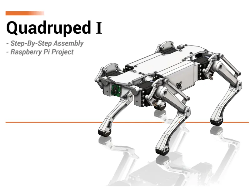 Quadruped Robot v0.6 - w/ code