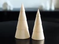 Sapin de Noël strié élégant 165 mm — photo 1