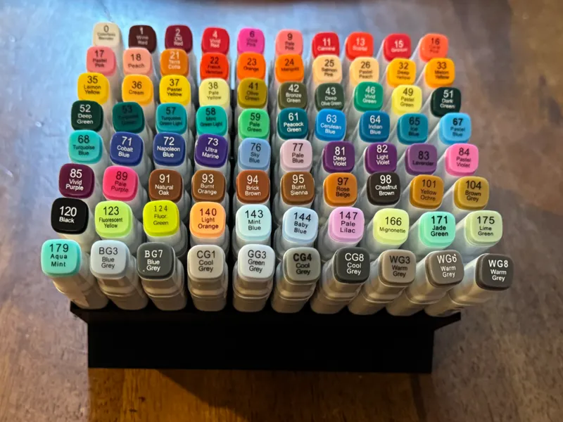 Desktop Marker Holder 80 slot