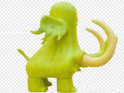 Ghost-shaped Mammoth