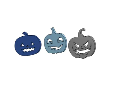 Set of pumpkins