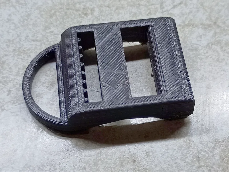 Backpack buckle.