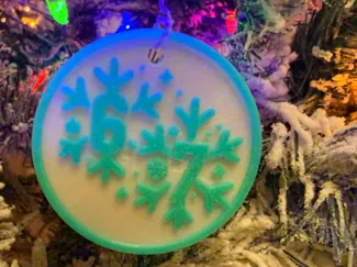 67 Christmas Ornament - Six Seeeeven! 