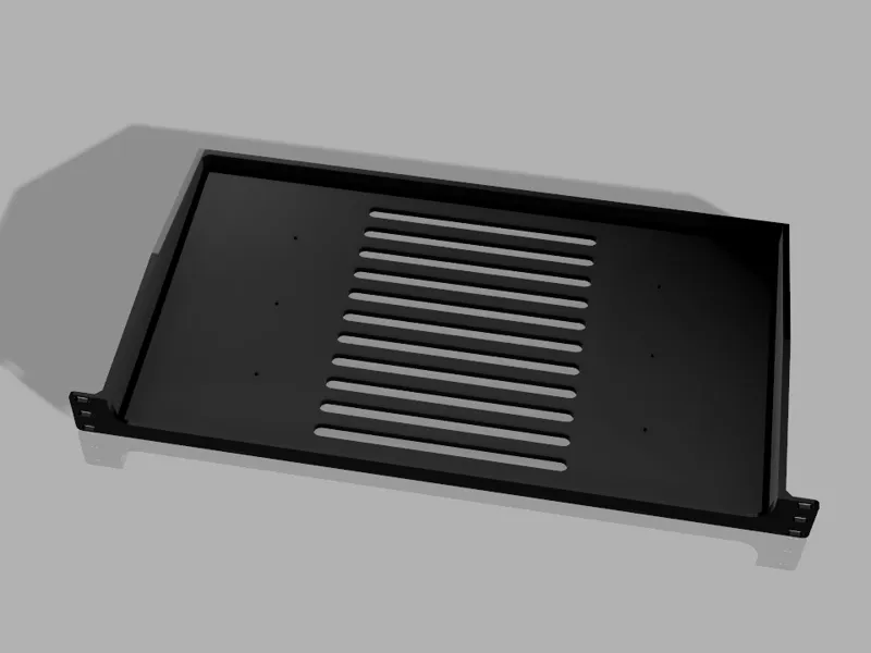 19" 1U Rack Mount Shelf 