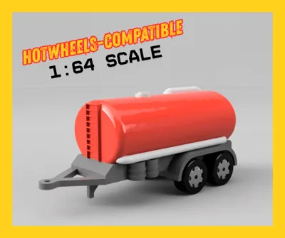 Tractor Trialer Tank 1:64 + multicolor