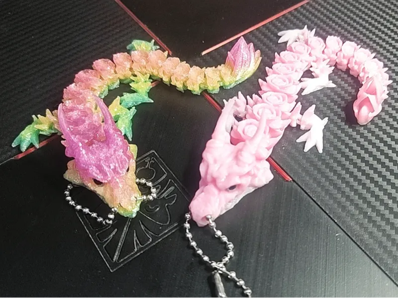 15.8cm钥匙扣樱花龙1