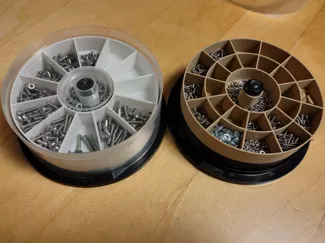 CD Spool storage boxes