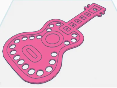 Guitar magnet chips