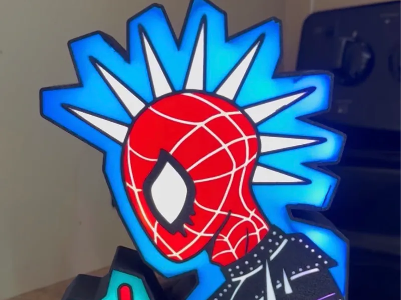 Spider-punk Lightbox