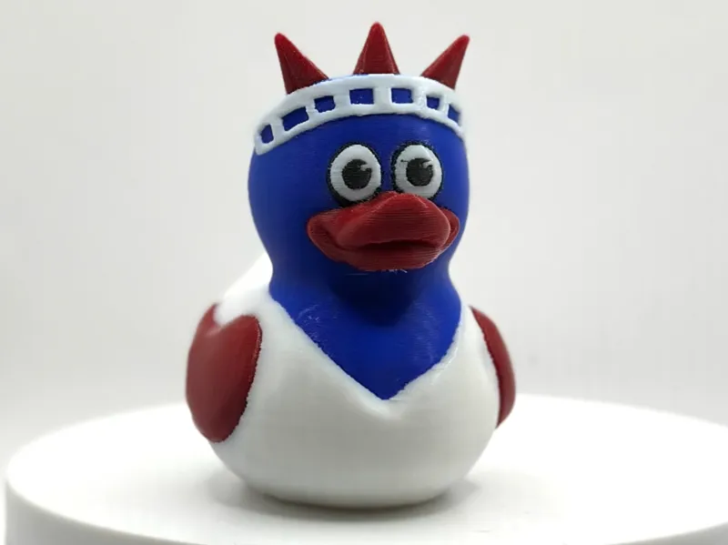Lady Libe-duck: Waddling for Freedom!