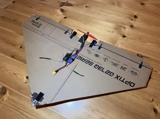 Rc cardboard plane parts