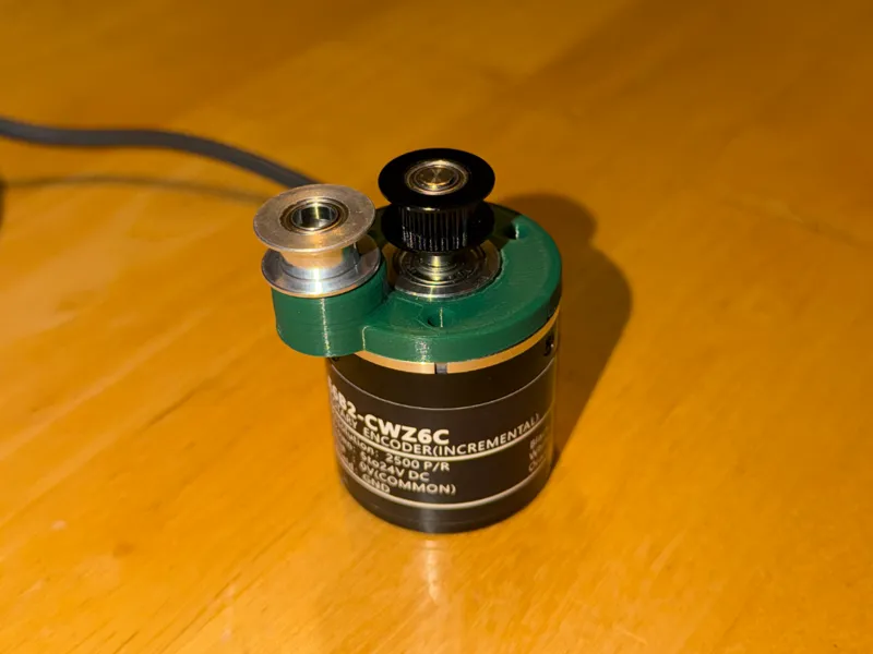 Belt tensioner for e6b2-cwz6c rotary encoder