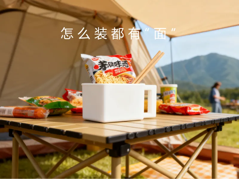“速食搭档”露营便携泡面碗