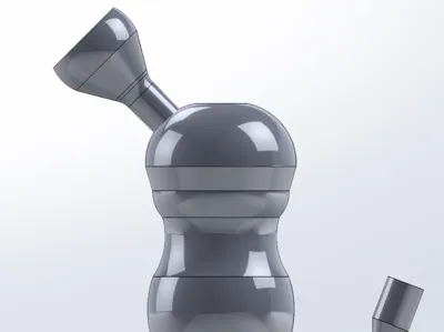 Curvy Hole Bong