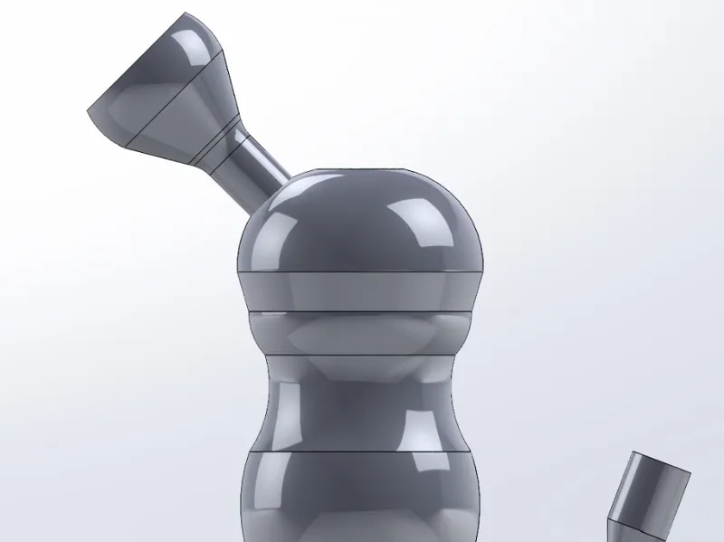 Curvy Hole Bong